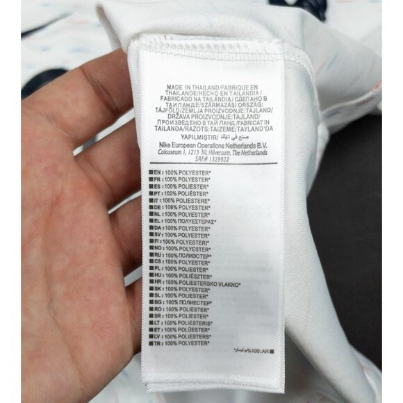 France FFF Mbappe World Cup Soccer Jersey Men's Small White Red Blue World Cup - Picture 8 of 15